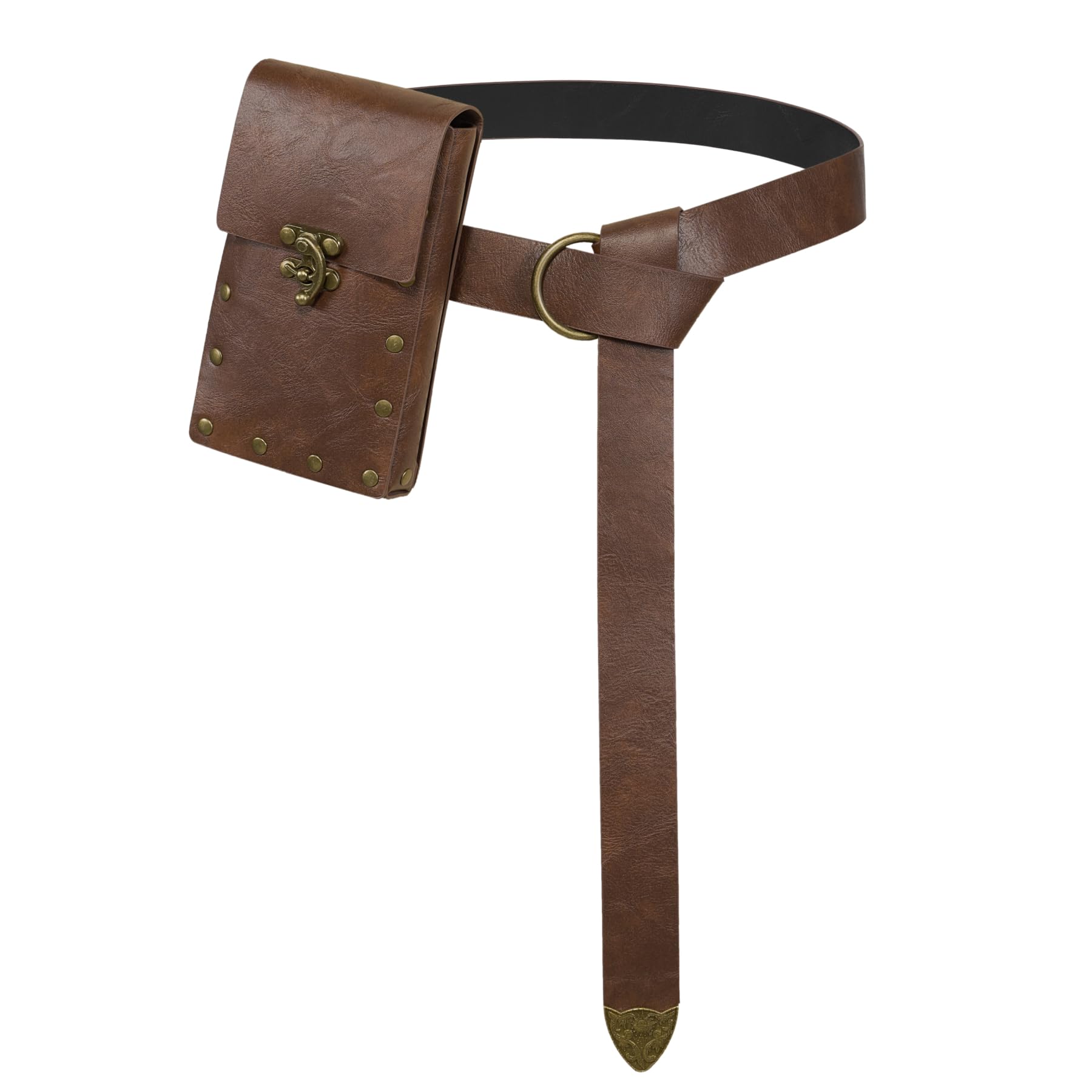 Cocktail Shaker Set - PU Leather Medieval Waist Belt Bag
