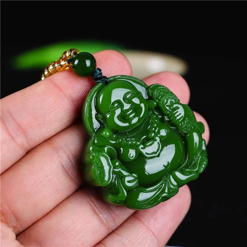 Chinese Green Jade Maitreya Bu - Cocktail Shaker Set 评论和价格