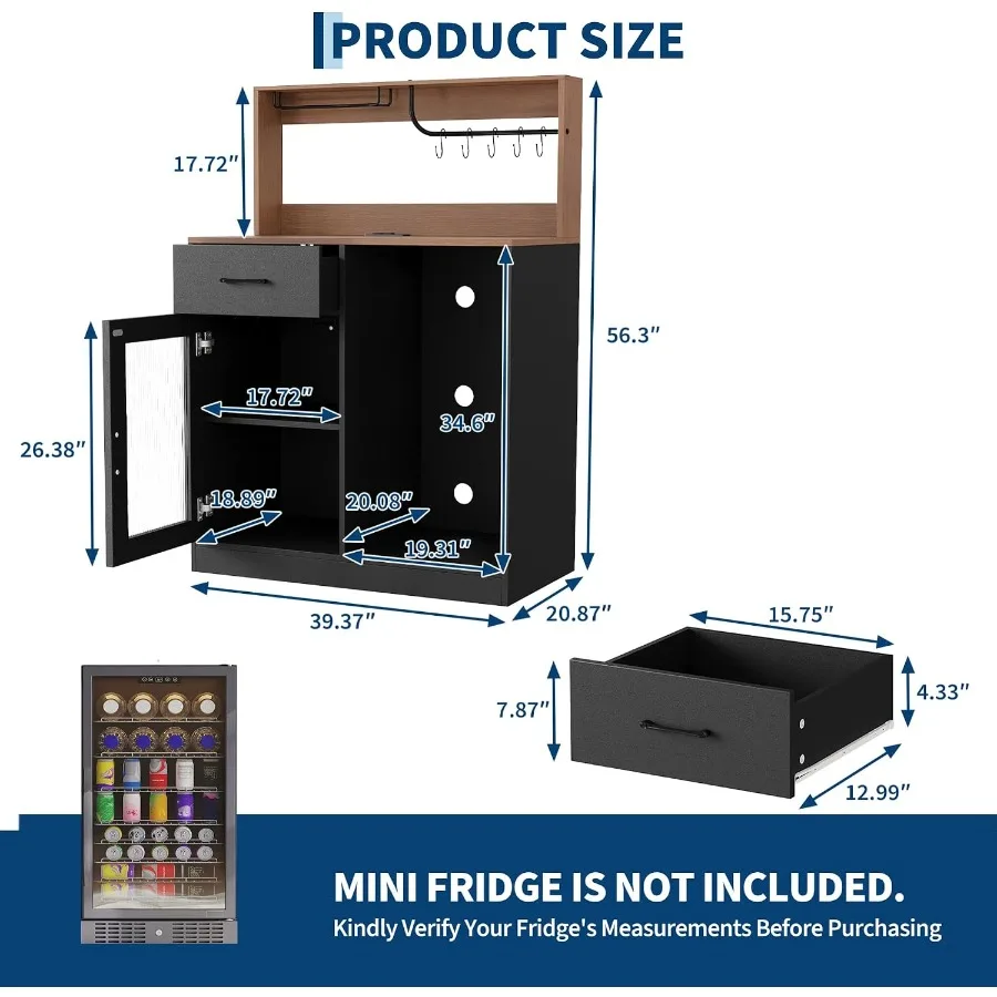 Wine bar cabinet with fridge s - Wine & Beer Guayaquil 评论和价格