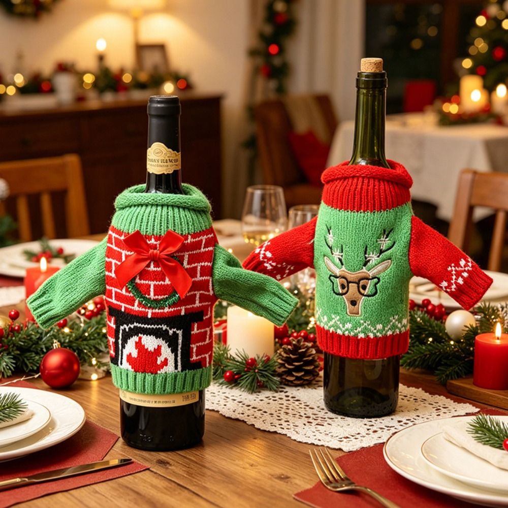 Elk Wine Bottle Cover Reusable - Wine Beer Hat 评论和价格
