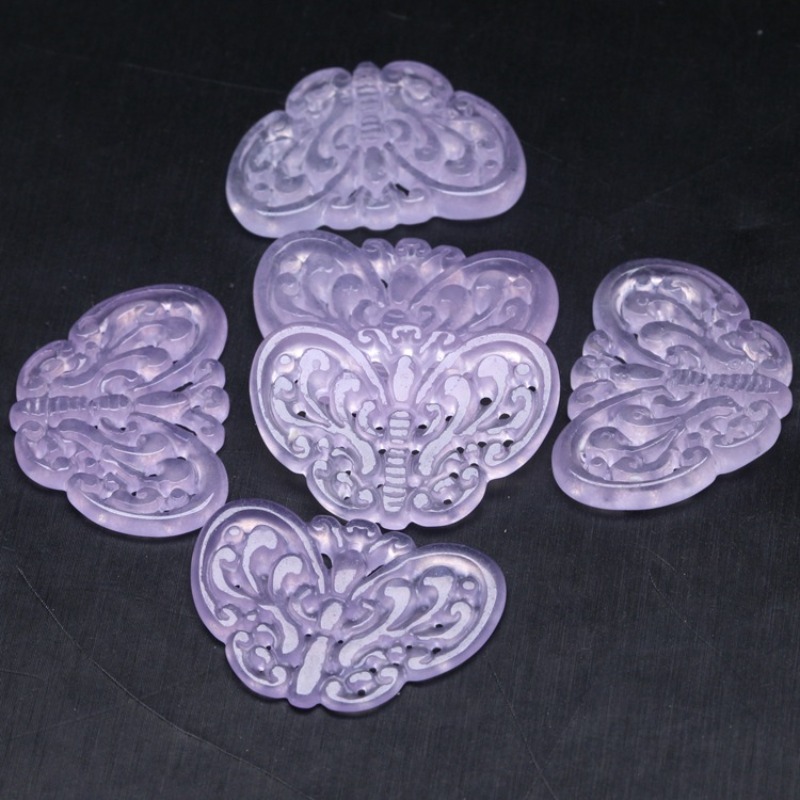 2pc Natural Purple Jade Hollow - Cocktail Shaker Set 评论和价格