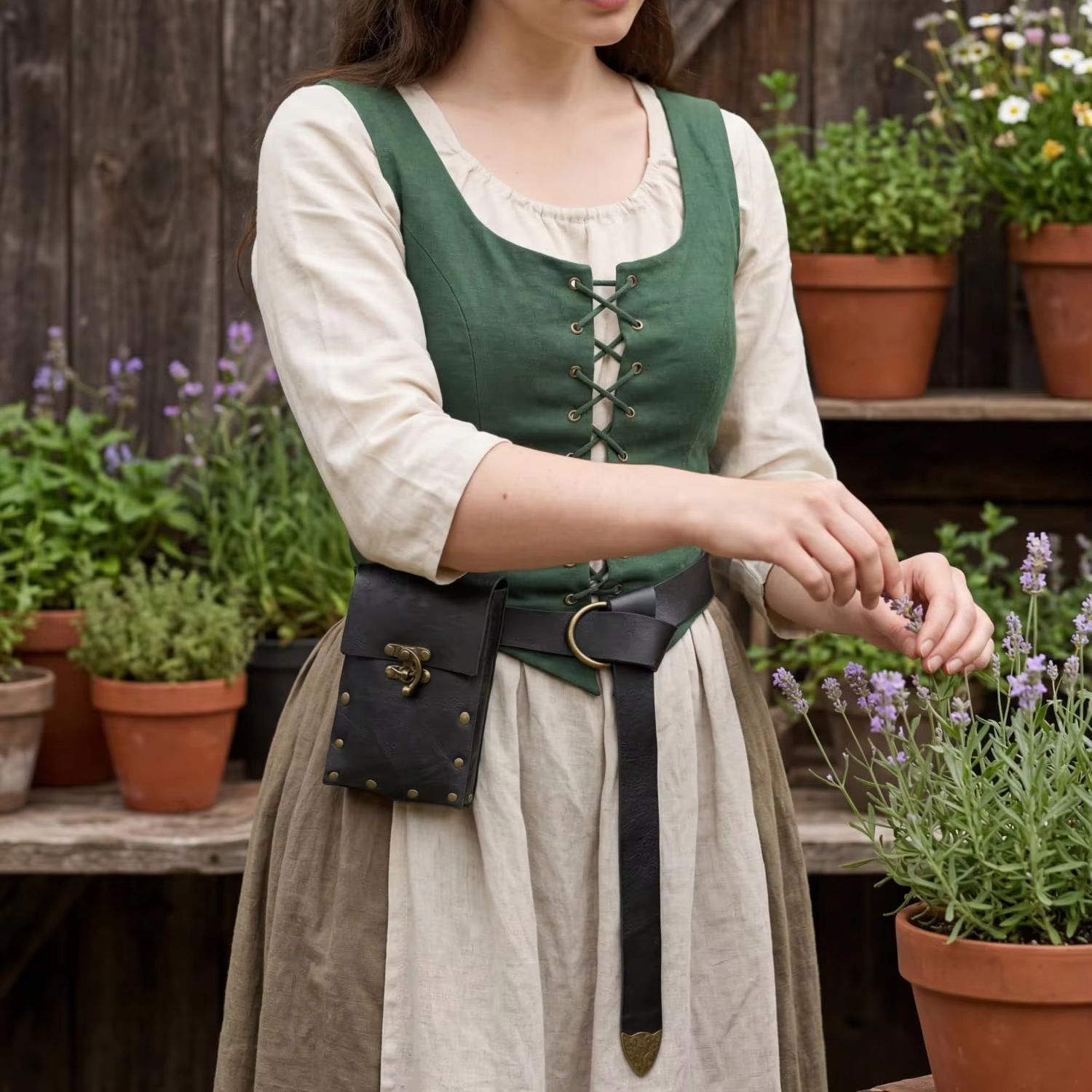 PU Leather Medieval Waist Belt - Cocktail Shaker Set 评论和价格