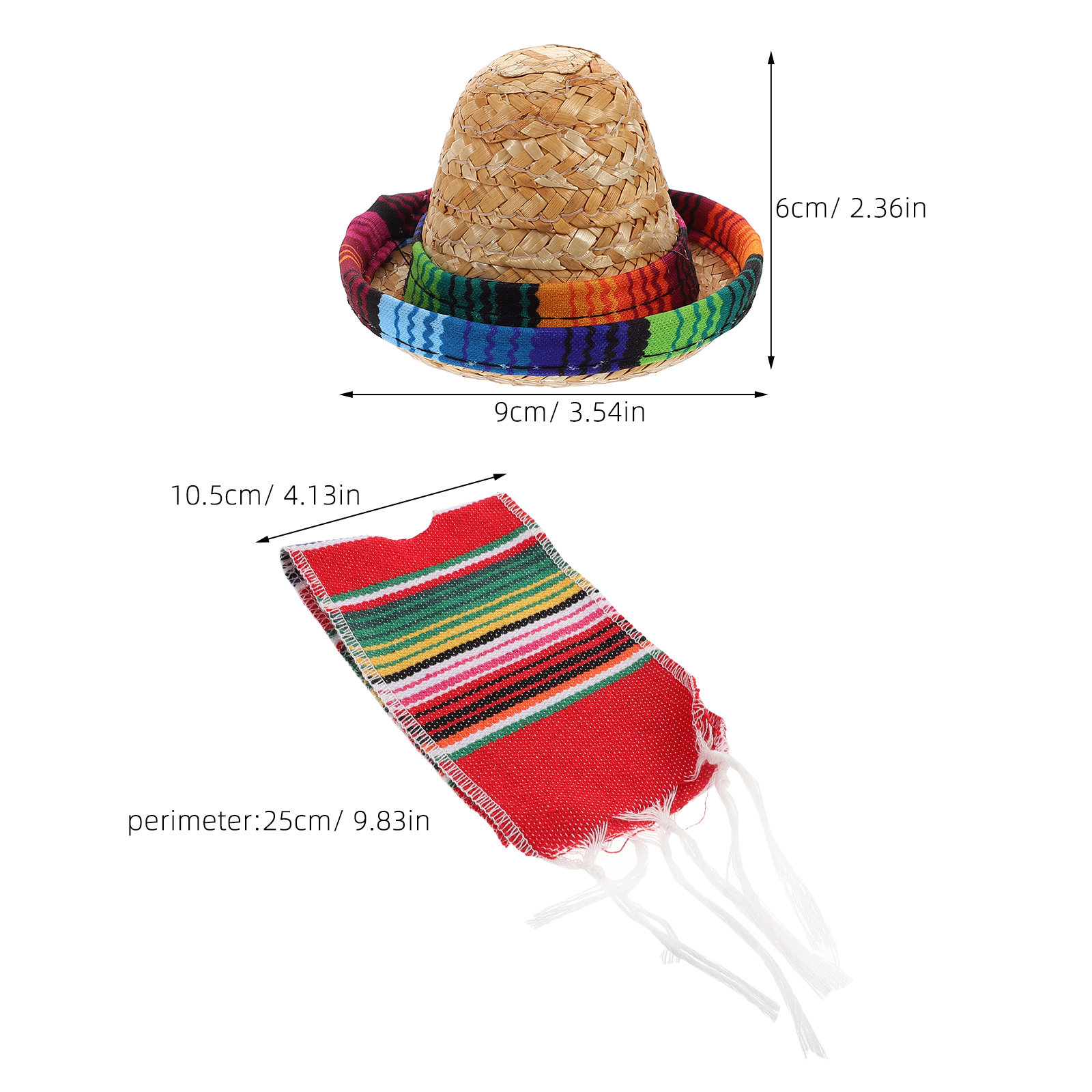 1Set Mexican Fiesta Bottles De - Wine Beer Hat 评论和价格