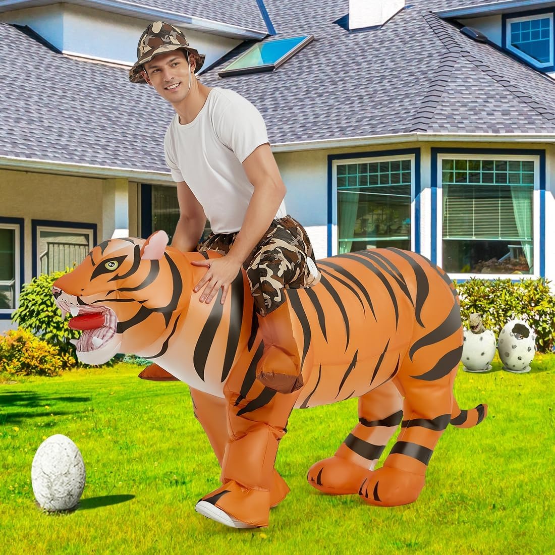 Inflatable Tiger Costume for A - Cocktail Shaker Set 评论和价格