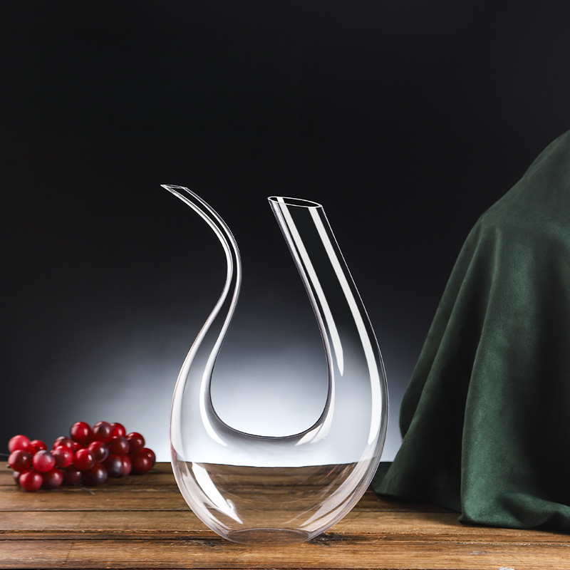 Crystal Glass Wine Decanter Lu - Wine Aerator Pour 评论和价格