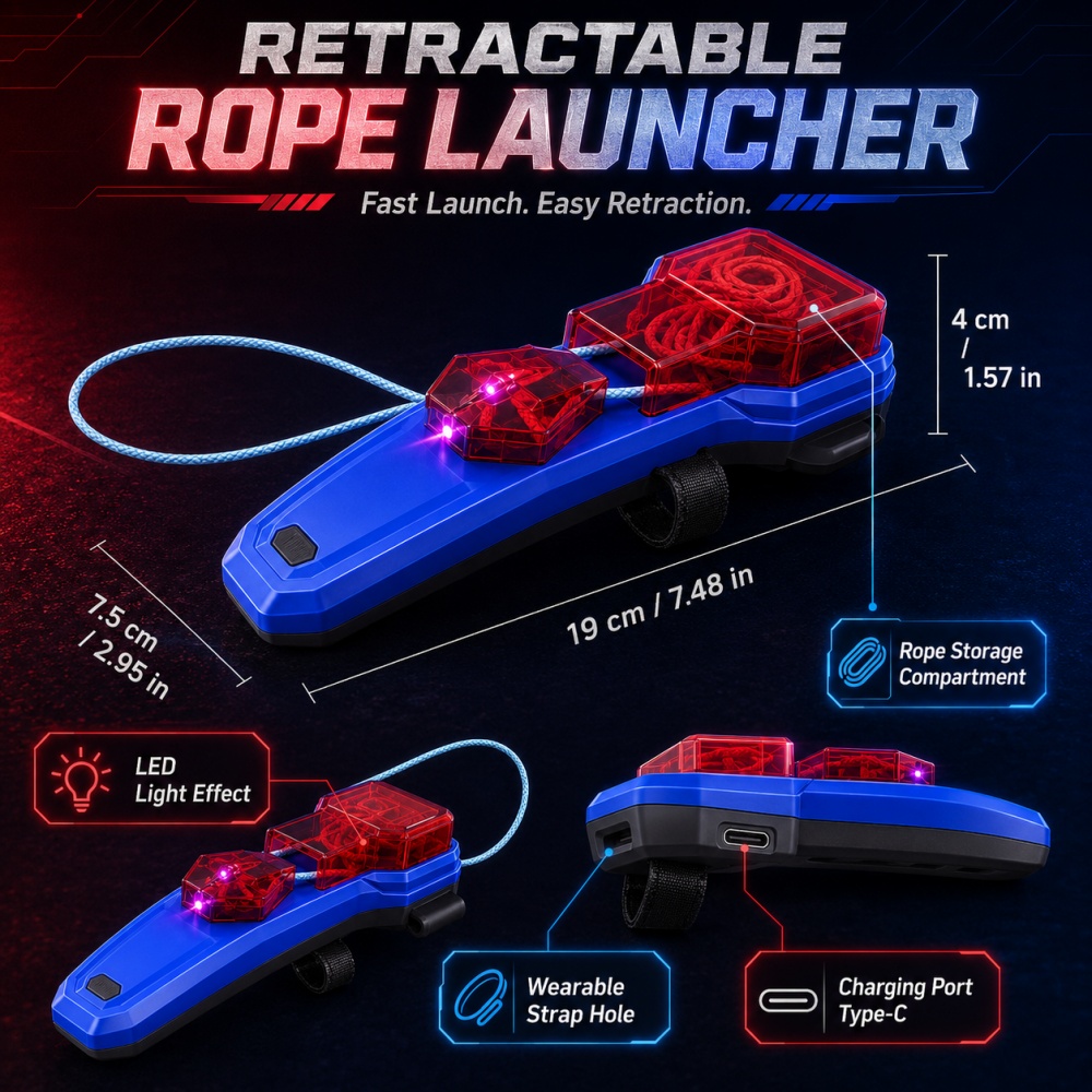 Rope Launcher Spider Web Shoot - Cocktail Shaker Set 评论和价格
