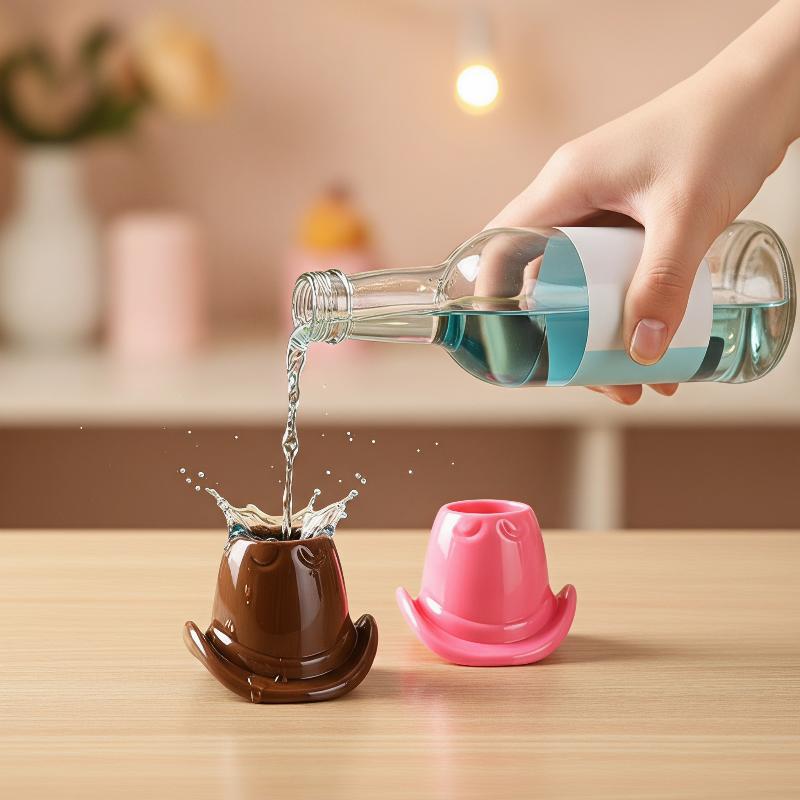 Unbreakable Cowboy Hat Shaped  - Wine Beer Hat 评论和价格