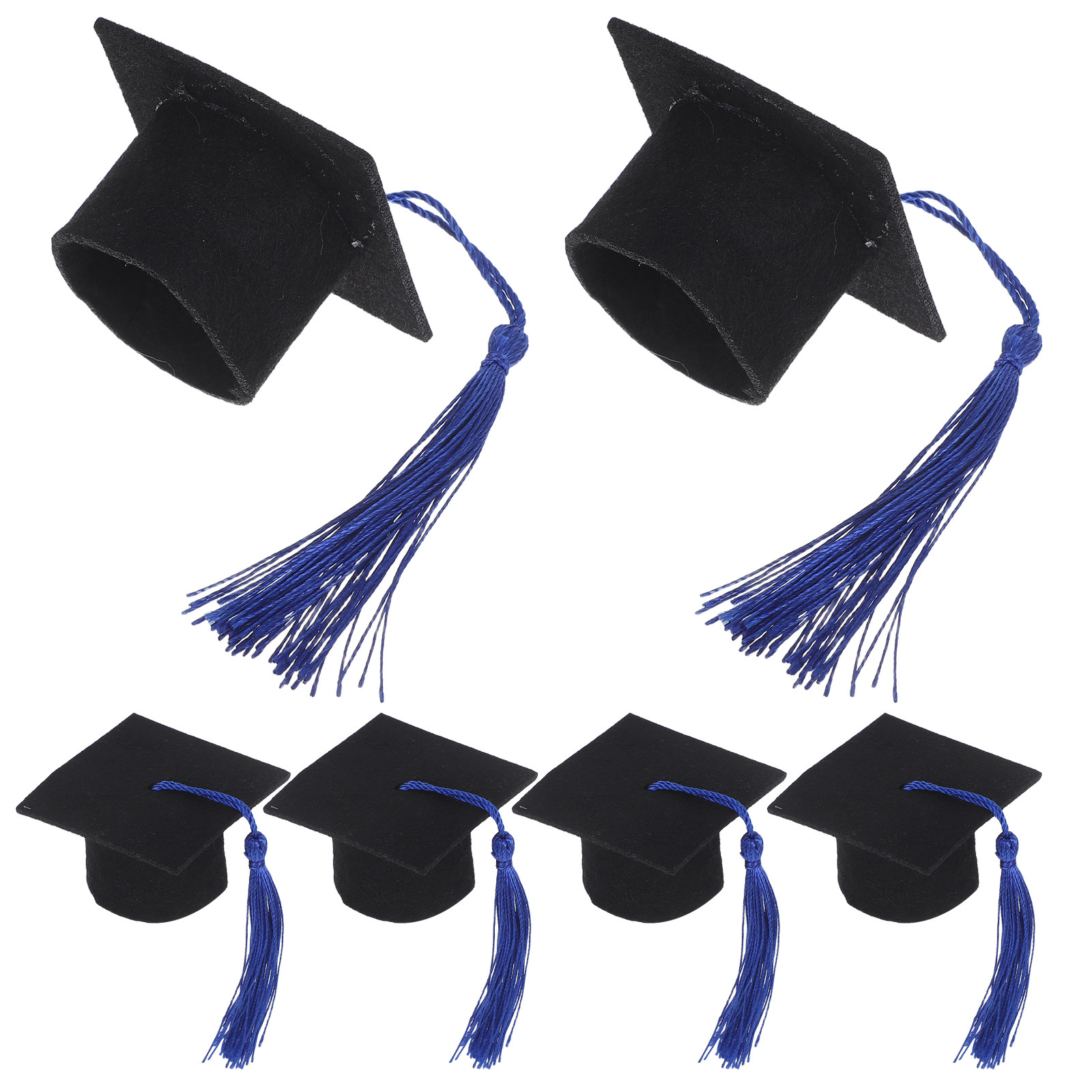 6Pcs Doctoral Wine Bottle Cap  - Wine Beer Hat 评论和价格